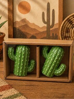 Cactus Salt and Pepper Shakers